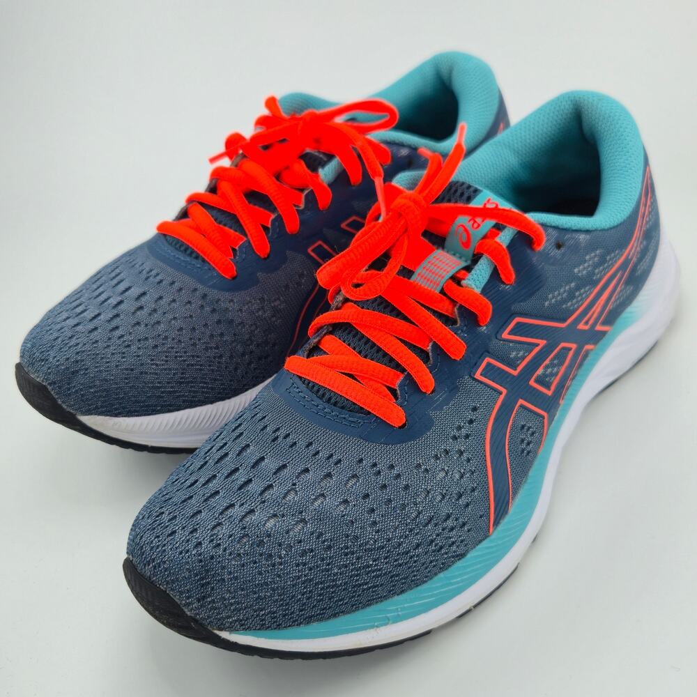 ASICS Gel-Excite 7 Women's Size 9.5 1012A562 Blue Sunrise Red Running Shoes